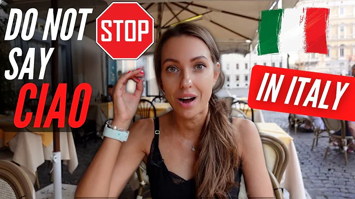 DO NOT SAY CIAO IN ITALY! First time in Rome, Ital...