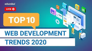 Top 10 Web Development Trends in 2020 | Web Development Skills | Full Stack Training | Edureka