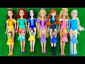 ASMR | Unboxing Mattel Disney Princess Spin &amp; Reveal Surprise Dolls! Satisfying video | Review Toys