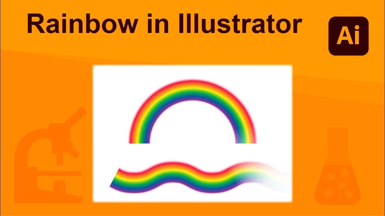 Easy Rainbow in Adobe Illustrator 