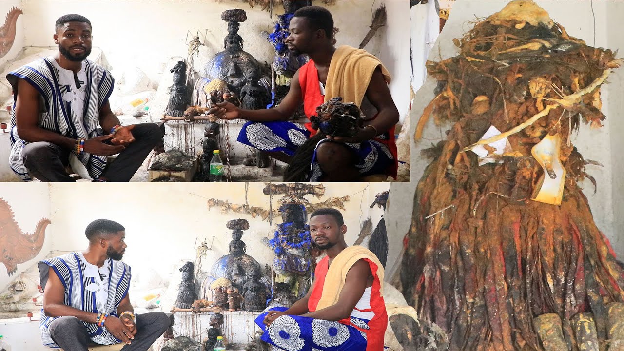 POWERFUL PRIEST FROM BENIN SHOW HIS MYSTICAL POWER HOW THEY HELP PEOPLE.