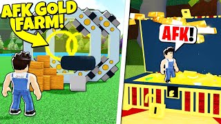 THE CHEAPEST & FASTEST AFK GOLD BLOCK FARM In Build a Boat! *Insane!*