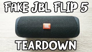 FAKE JBL FLIP 5 Teardown \/ Disassembly