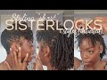 STYLING MY SISTERLOCKS |4 STYLES| DETAILED| CIMPLYCECE |#sisterlocks #sisterlockjourney