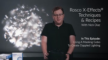 Using A "Masking Gobo" In The X-Effects To Create Dappled Lighting