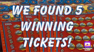 We found 5 winning tickets ‼️ #california #lottery #scratchers #scratchofftickets #shortvideo #win Guide
