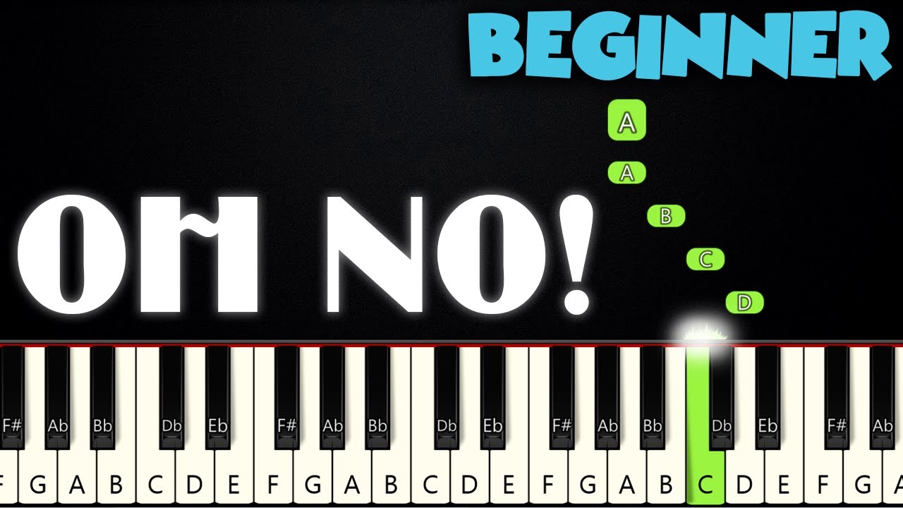 Oh No Capone BEGINNER PIANO TUTORIAL SHEET MUSIC By Betacustic oh-no-capone-beginner-piano-tutorial-sheet-music-by-betacustic