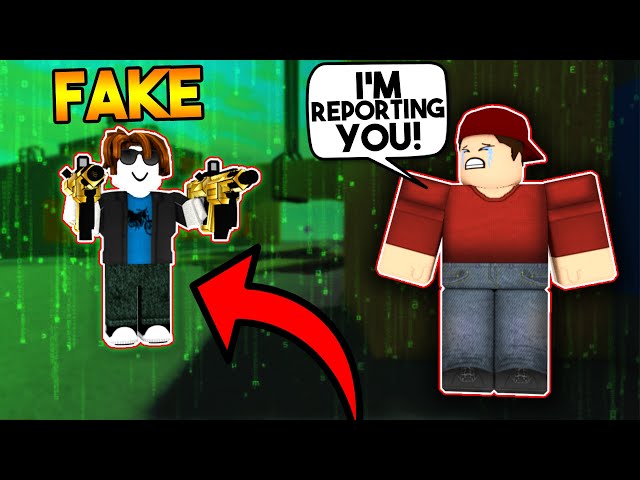 So I made a HACKER rage quit.. (Roblox Arsenal) 