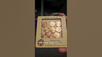 Can you fit the tenth coin in?!! #puzzle #puzzles #brainteaser #amazing