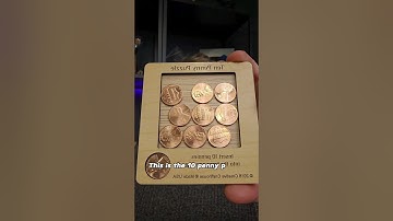 Can you fit the tenth coin in?!! #puzzle #puzzles #brainteaser #amazing