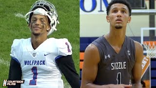 Jalen suggs is the best dual sport athlete in country!! highlights
from football and basketball!