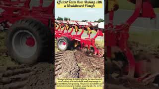 Efficient Farm Row Making with a Mouldboard Plough #farming #ukfarming