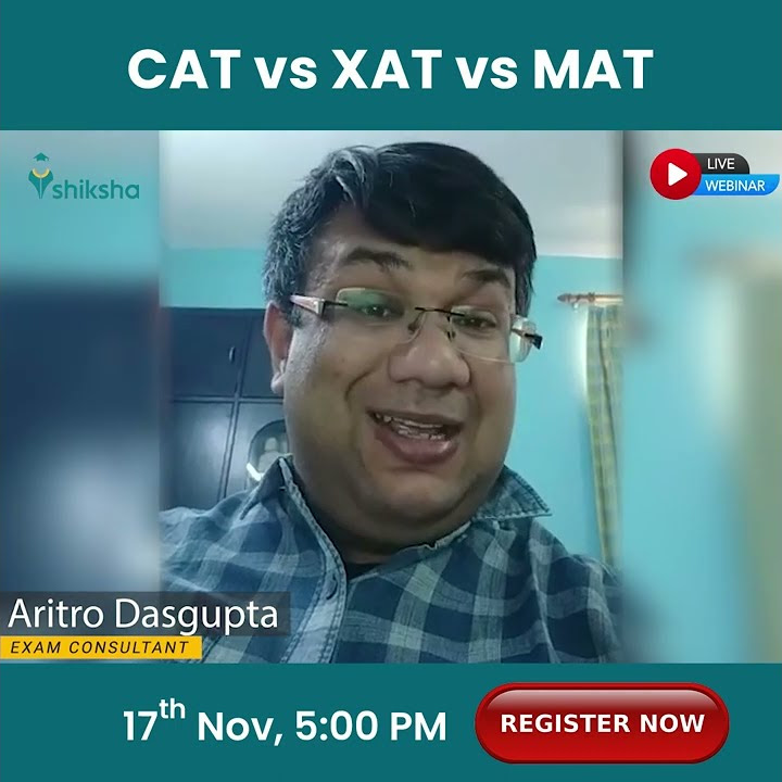 inar CAT vs XAT vs MAT Register YouTube