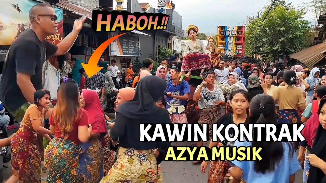 LAGU VIRAL KAWIN KONTRAK‼️ VERSI AZYA MUSIK LIVE PUNIKAN
