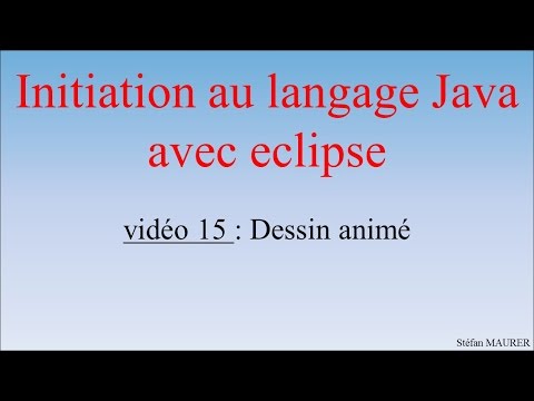 Java avec eclipse - video15 - Dessin animé - YouTube