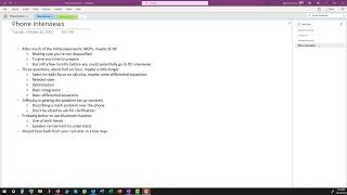 NUPOC VSG Discussion #4 - Phone Interviews