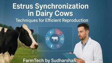Estrus Synchronization in Dairy Cows | Techniques for Efficient Reproduction |FarmTech by Sudharshan