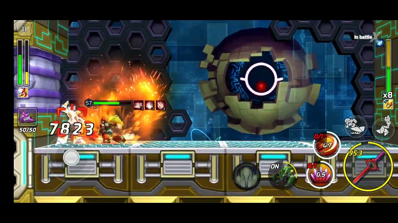 Mega Man X Dive Offline Zero Stage 9 Boss fight - YouTube