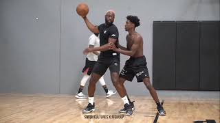 Zaire Wade vs Dwayne Wade in an intense 1v1 !ANKLE BREAKER!