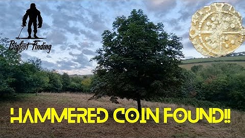 Silver Hammered Coin Found metal detecting in Devon UK using the Quest Q30+