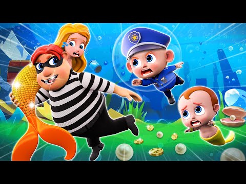 Baby Police Save Mermaid Pregnant Baby Police Catch Thief And More Nursery Rhymes x Kids Songs