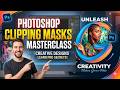 Adobe Photoshop Full Course Class 18 | Master Clipping Masks Like a Pro
