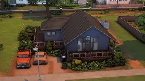 Daisy Hovel | Base Game Starter Renovation | The Sims 4 Speed Build