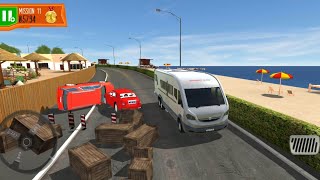 Camper Van Beach Resort | Level 11 & 12 | Driving Long Camper | Games Wala Bhai | Gameplay #4 screenshot 5