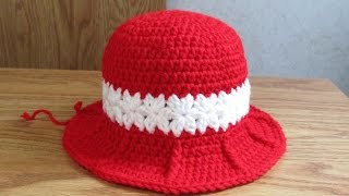 Crochet Baby Girl Hat Part 2 of 3