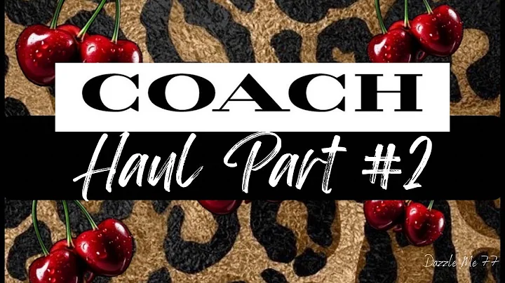 COACH Unboxing: Outlet Drop 12/3 Part #2 🍒