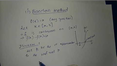 Bisection Method theory | Root finding methods-1 | Numerical Analysis