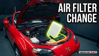 NC MX5 AIR FILTER REPLACEMENT : BACK TO BASICS 2002 Mazda Protege5 Air Filter