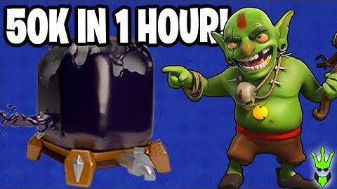 GAINING NEARLY 50,000 DARK ELIXIR IN A 1 HOUR BOOST! - Let