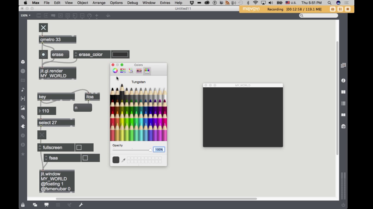 Max Open GL Tutorial 1 - YouTube
