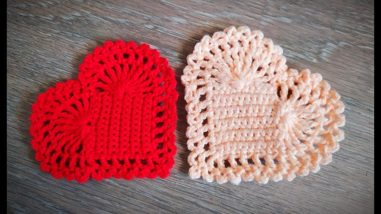 CROCHET HEART How to Crochet a Heart EASY Tutorial with english  subtitles