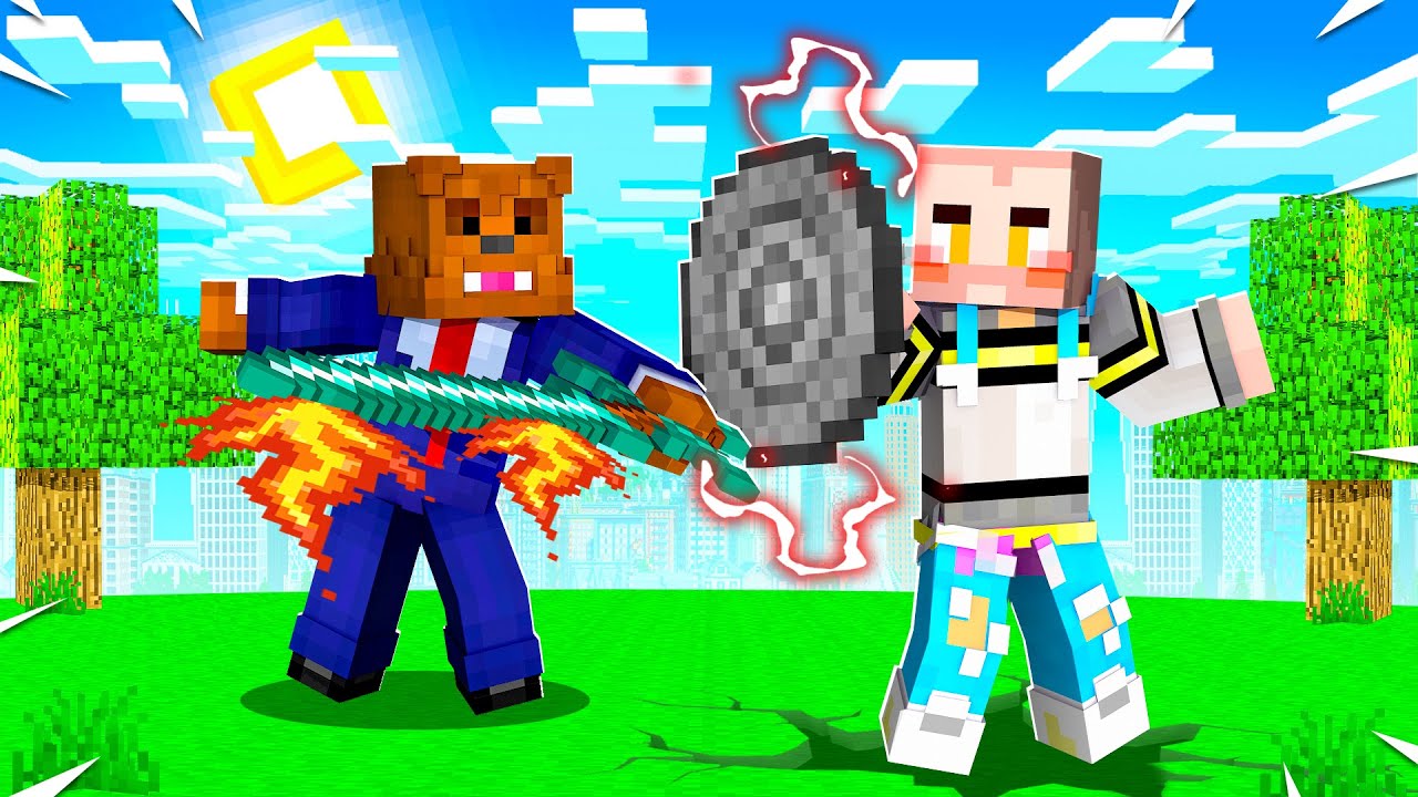 Модифицированное средневековое оружие в Minecraft Battledome