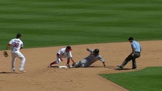 MIA@STL: Cards catch McGehee trying to tag up in 6th