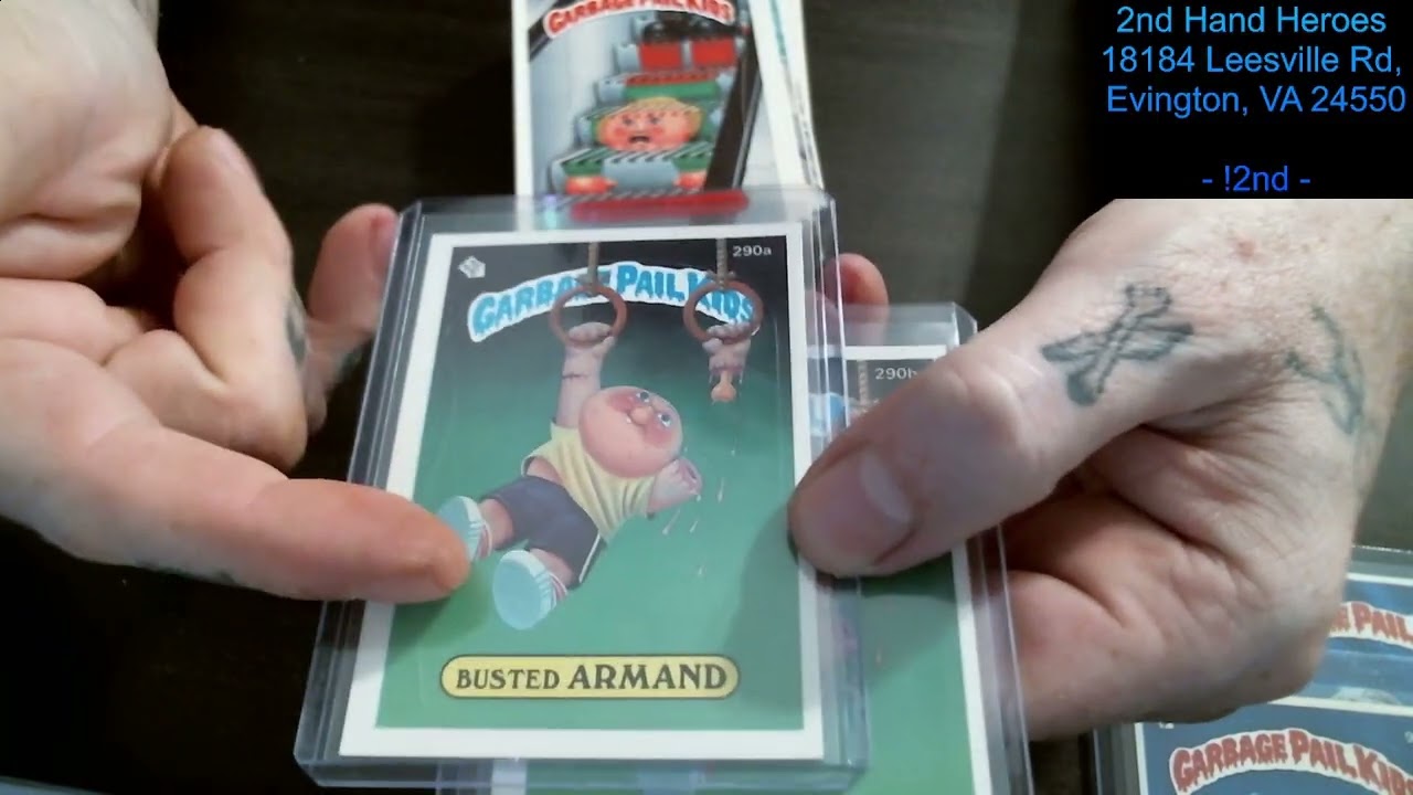 E08 - Sleeving And Top Loading 900+ OS1 Garbage Pail Kids