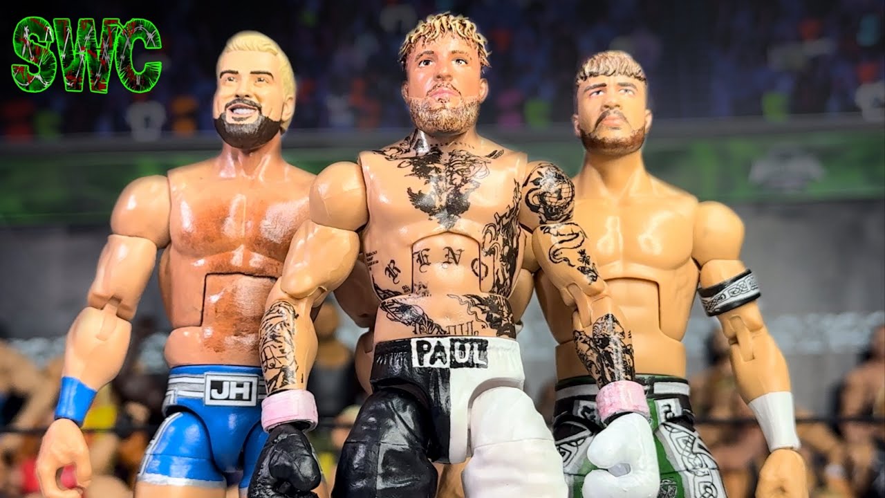INSANE* WWE Action Figure Unboxing: Jake Paul, Joe Hendry, and