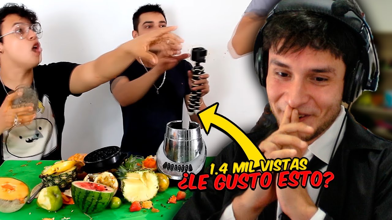 DOUGLAS REACCIONA A MEZCLAMOS TODAS LAS FRUTAS DEL SUPERMERCADO - Ft. Real Team