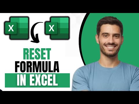How To Reset Formula In Excel (Quick & Easy) - YouTube