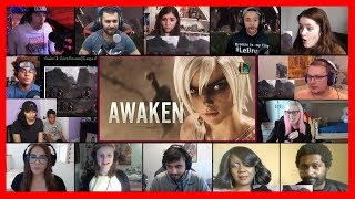 SUPER VERSION! Awaken (ft Valerie Broussard) - League of Legends Cinematic REACTIONS MASHUP