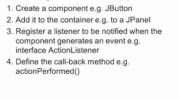 OOP Java Swing Events 7/8