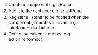 OOP Java Swing Events 7/8