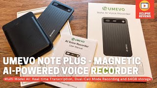 UMEVO Note Plus - Magnetic AI-Powered Voice Recorder - Review