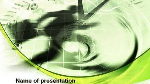 Time Planning PowerPoint Template by PoweredTemplate.com