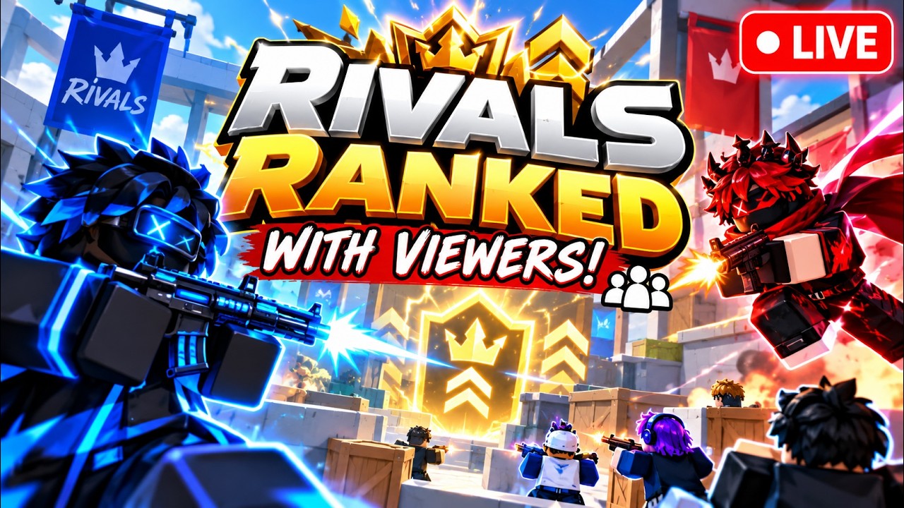 🔴 LIVE: ROBLOX RIVALS GRIND WITH VIEWERS! 🔥