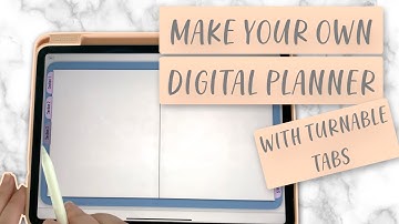 Make your own DIGITAL PLANNER using Keynote for your iPad with TURNABLE TABS