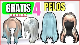 4 NUEVOS PELOS GRATIS en Roblox COSAS GRATIS EN ROBLOX EVENTOS