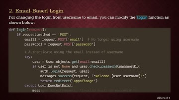 Resolving Email and Username Authentication Issues in Django